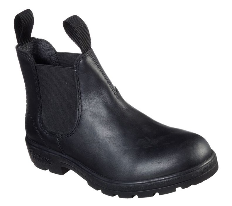 Skechers Peaked - Womens Boots Black [AU-AC3693]